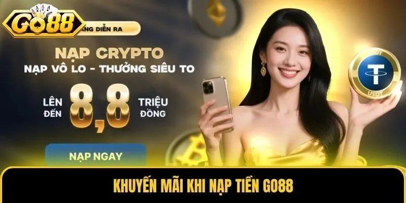 Khuyến mãi khi nạp tiền Go88